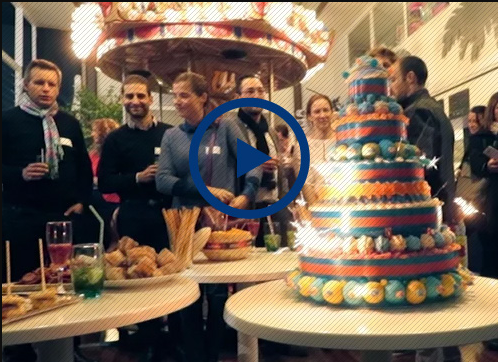 Image issue de la vidéo retro de la soirée des 10 ans d'Adexos